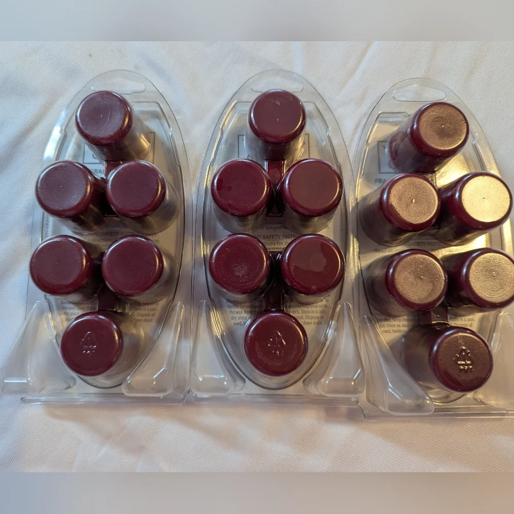 Yankee Candle Wax Melts Set Of 3 Black Cherry Brand New Sealed